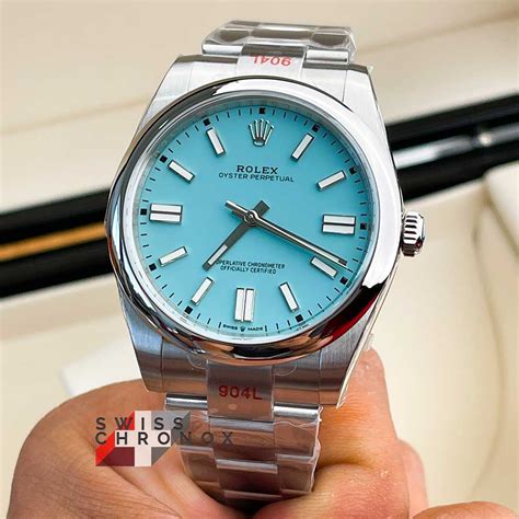 rolex tiffany blue 41 price|rolex oyster perpetual 41 price.